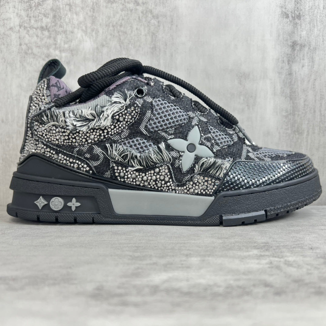 Skate-Sneaker Schwarz &amp; Weiß