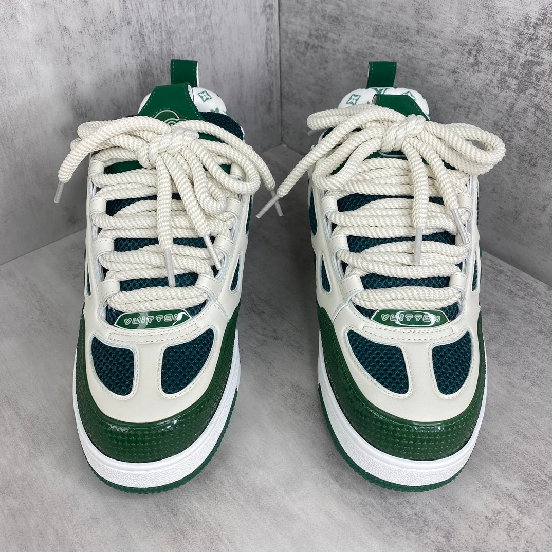 Grüner Luxus-Skate-Sneaker