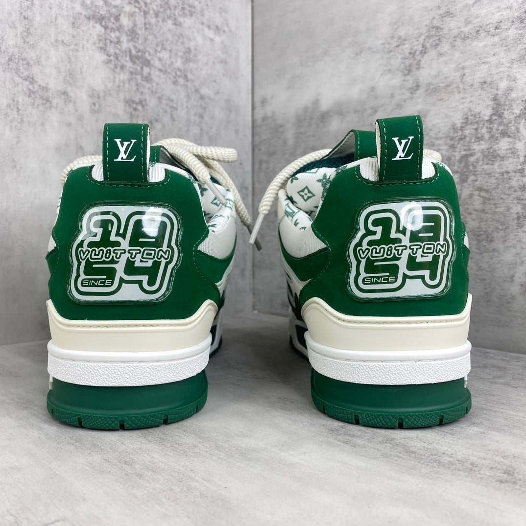 Grüner Luxus-Skate-Sneaker