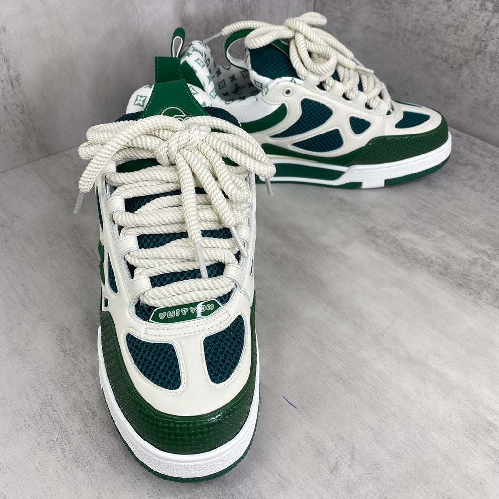 Grüner Luxus-Skate-Sneaker