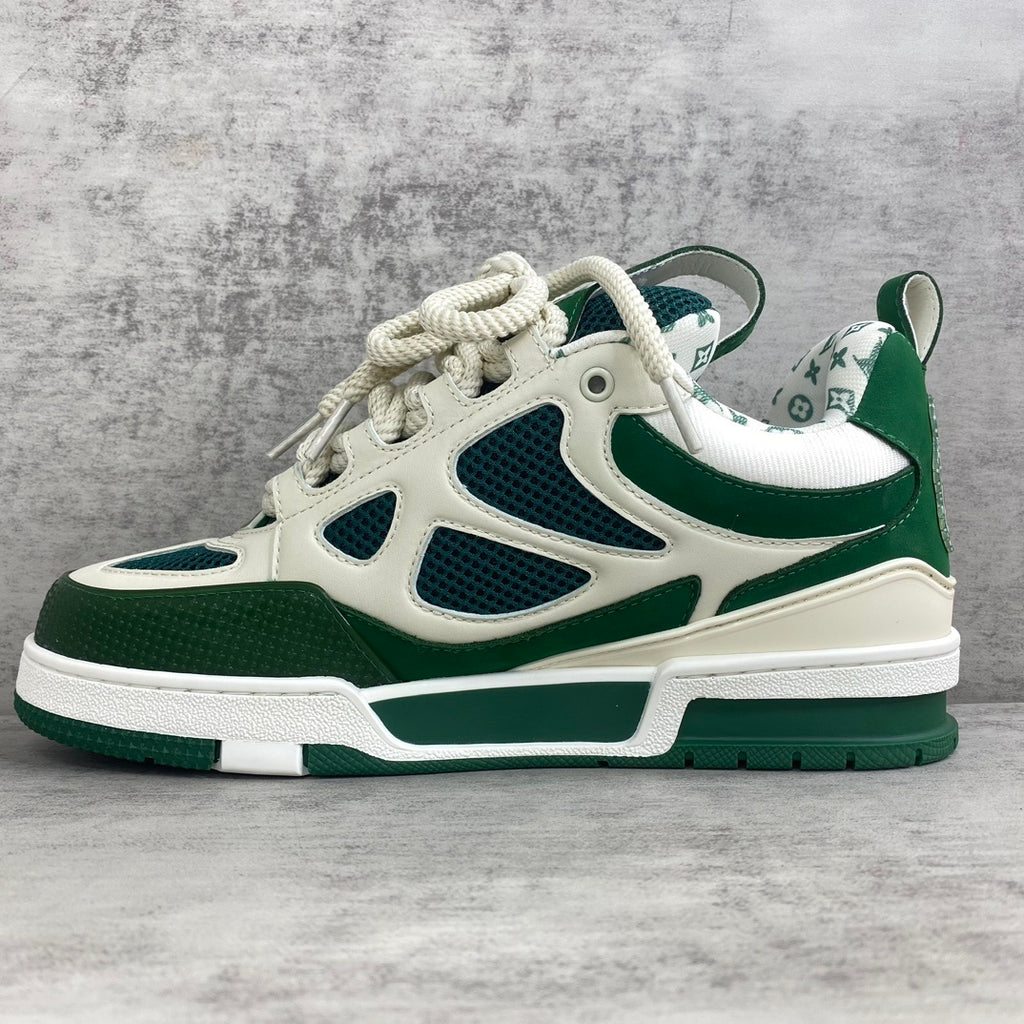 Grüner Luxus-Skate-Sneaker