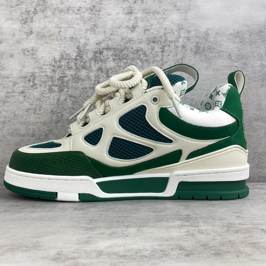 Grüner Luxus-Skate-Sneaker